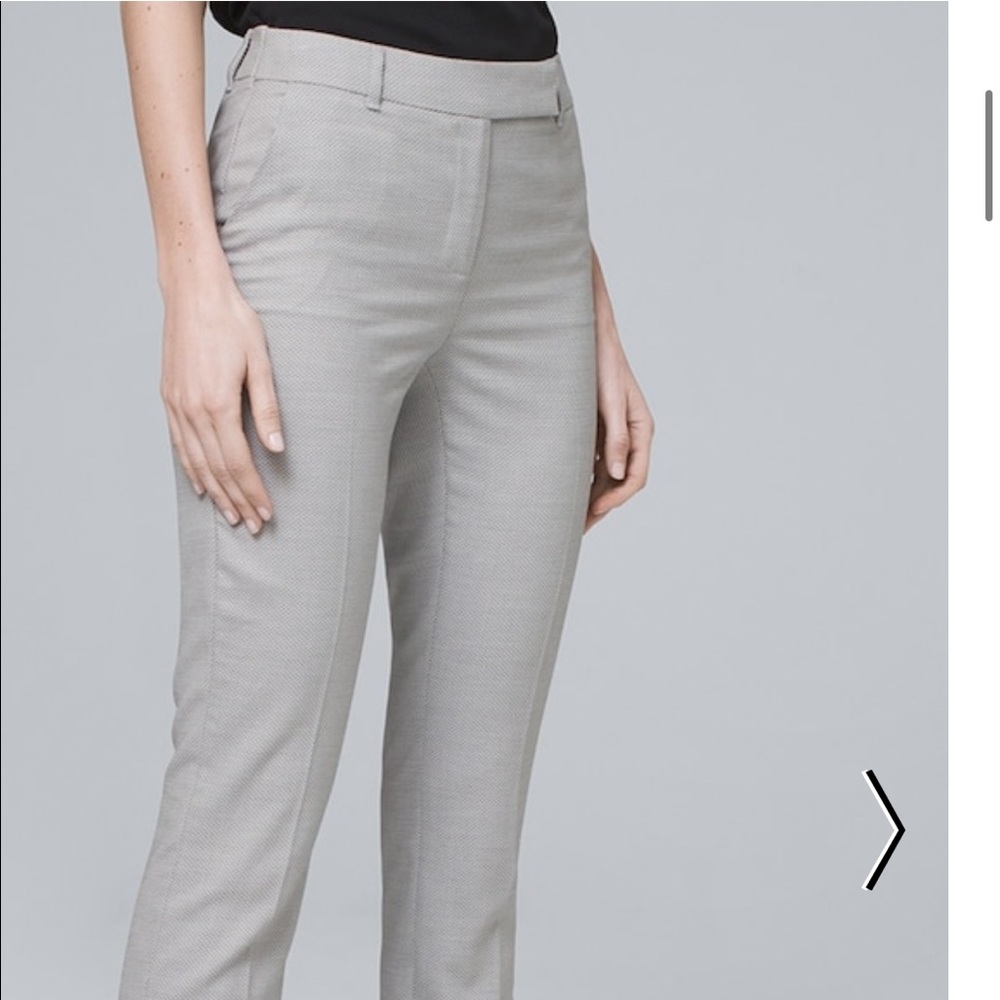 HERRINGBONE SLIM PANTS